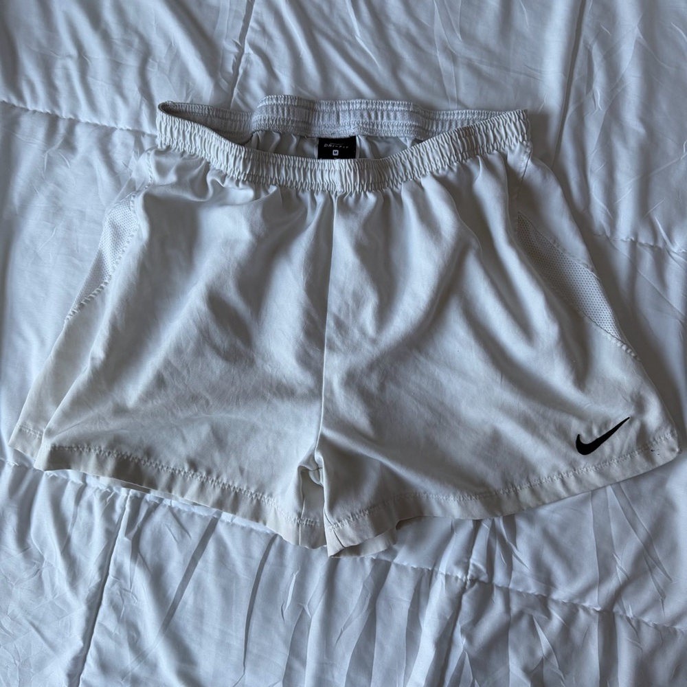 Nike Dri-FIT White Shorts